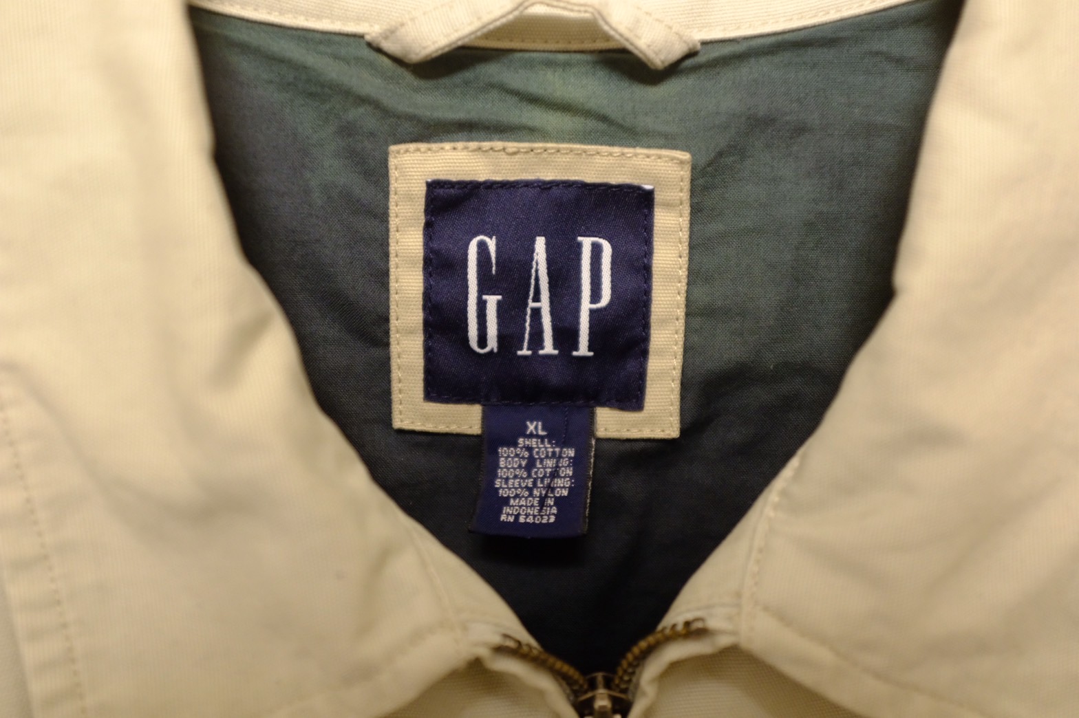 GAPの9090's 旧タグ ■ GAP オールド ギャップ 2トーン ストライプ プリント